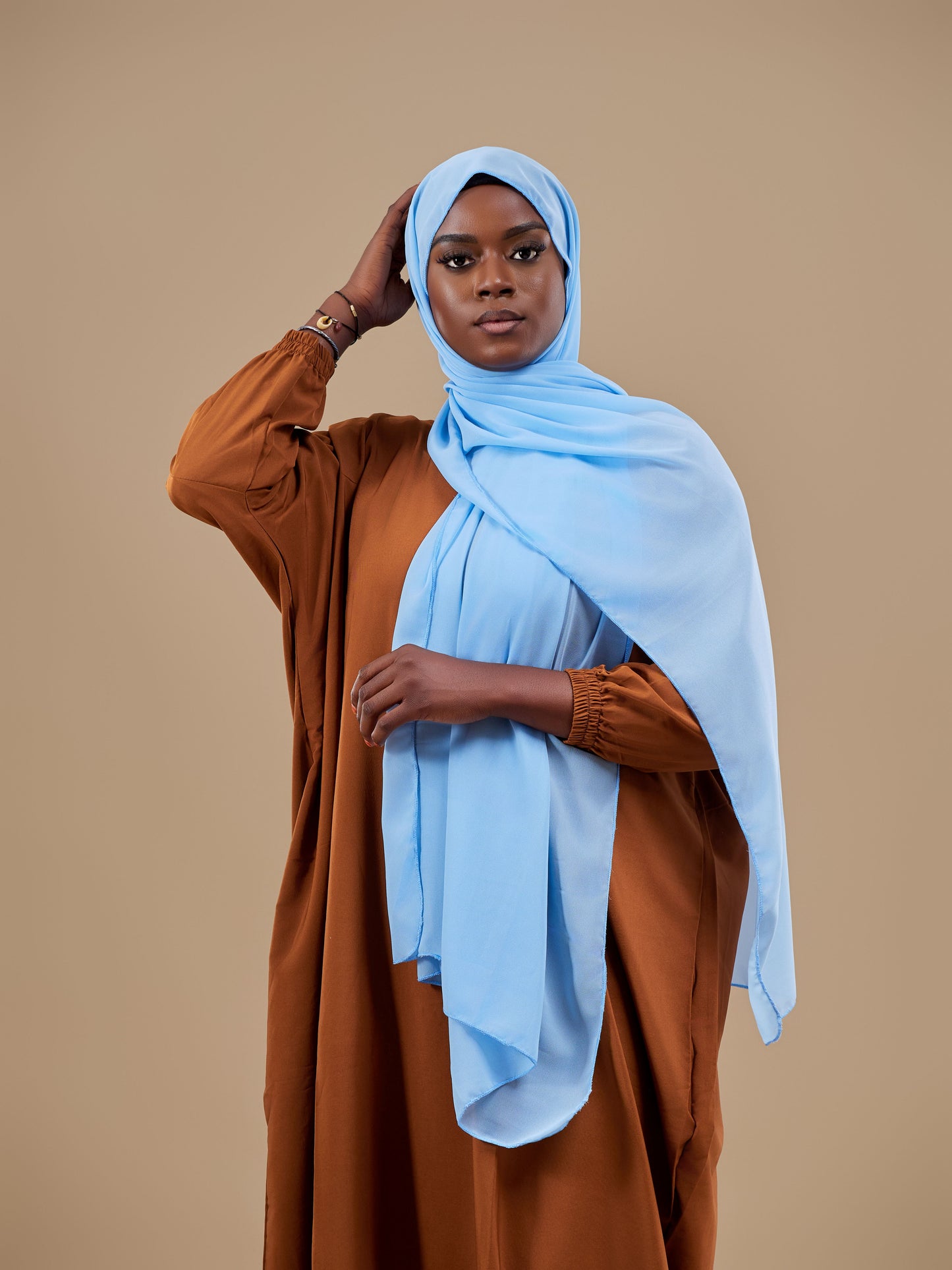 Chiffon Hijab Baby Blue