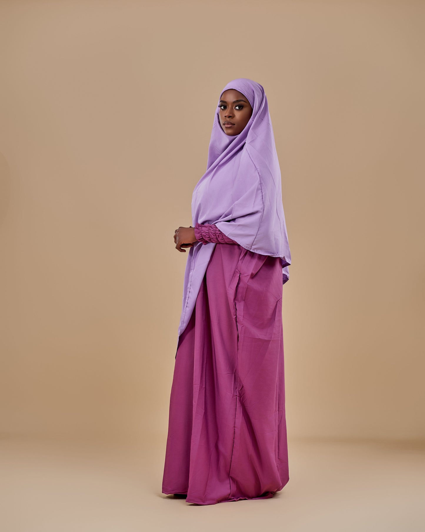 Munira Khimar Set Lavender