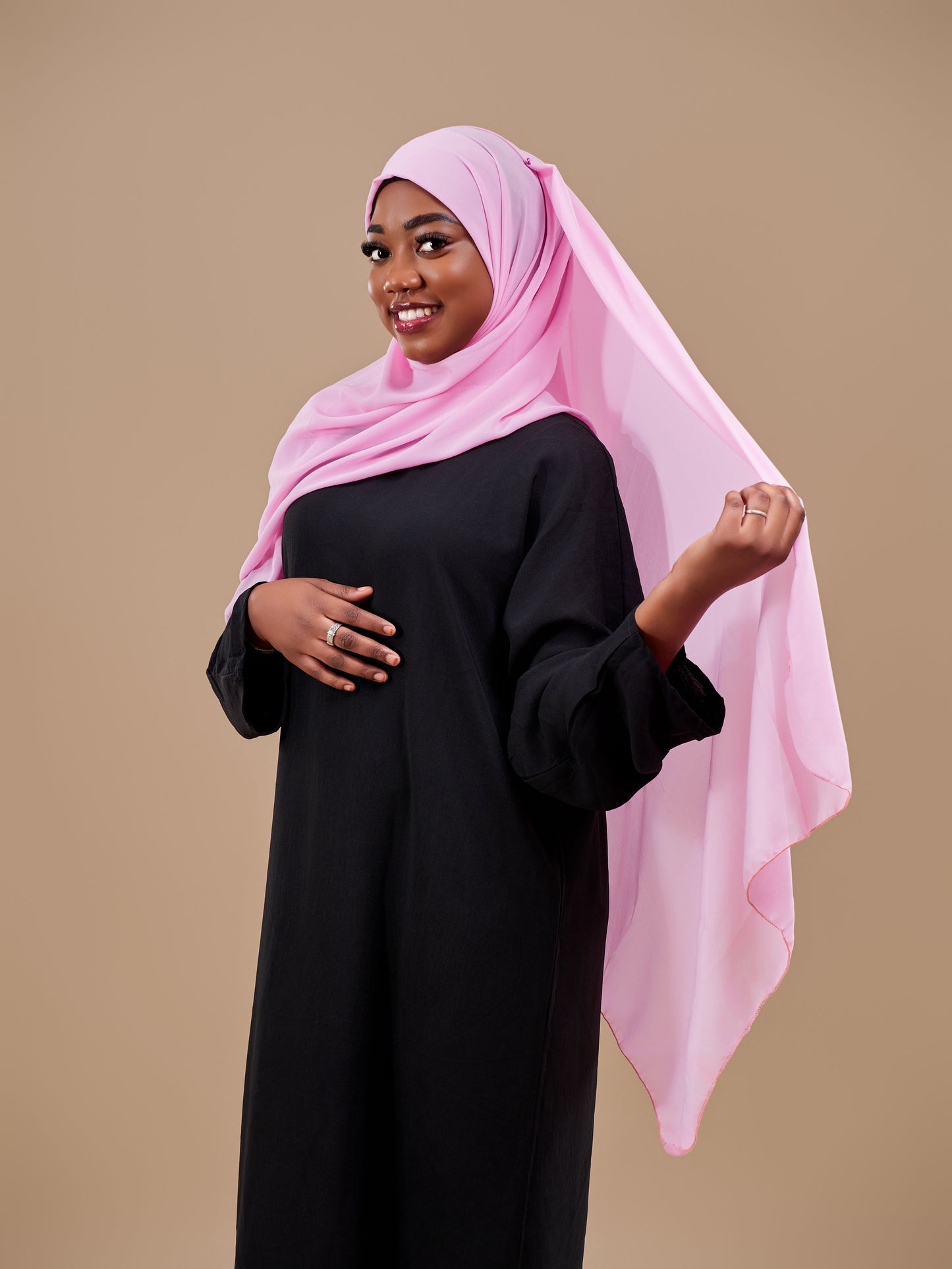 Chiffon Hijab Light Pink